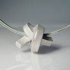SET: Knoten (Silber) für Hals, Arm und Ohr