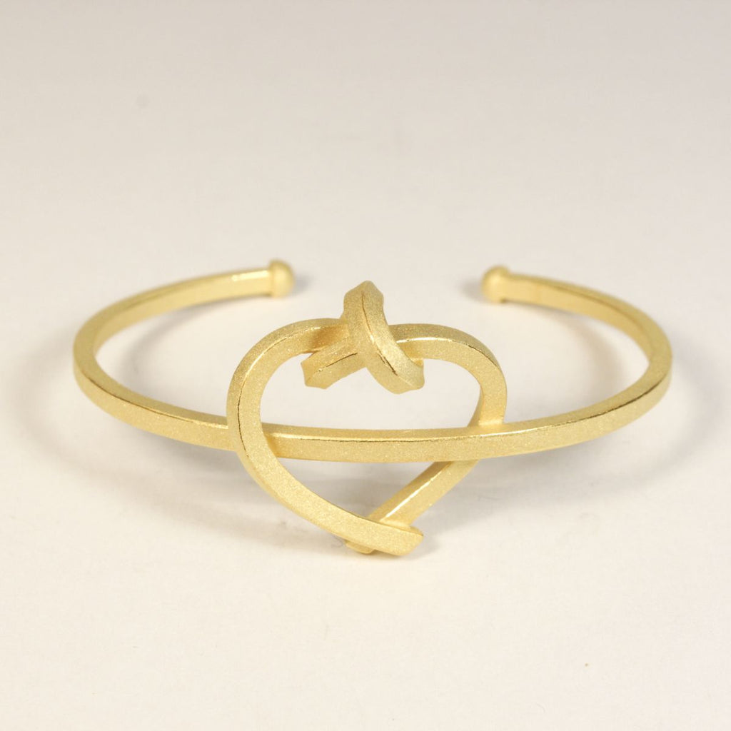 ARM 13 - Armschmuck Herz kantig