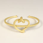 ARM 13 - Armschmuck Herz kantig