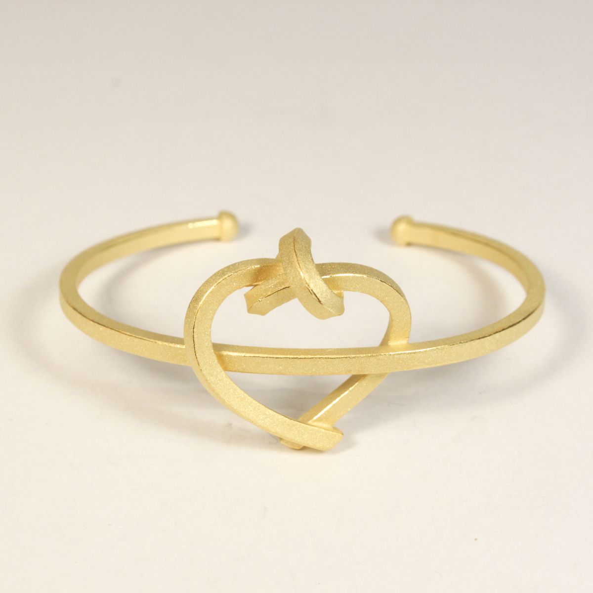 ARM 13 - Armschmuck Herz kantig