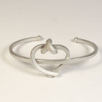 ARM 13 - Armschmuck Herz kantig