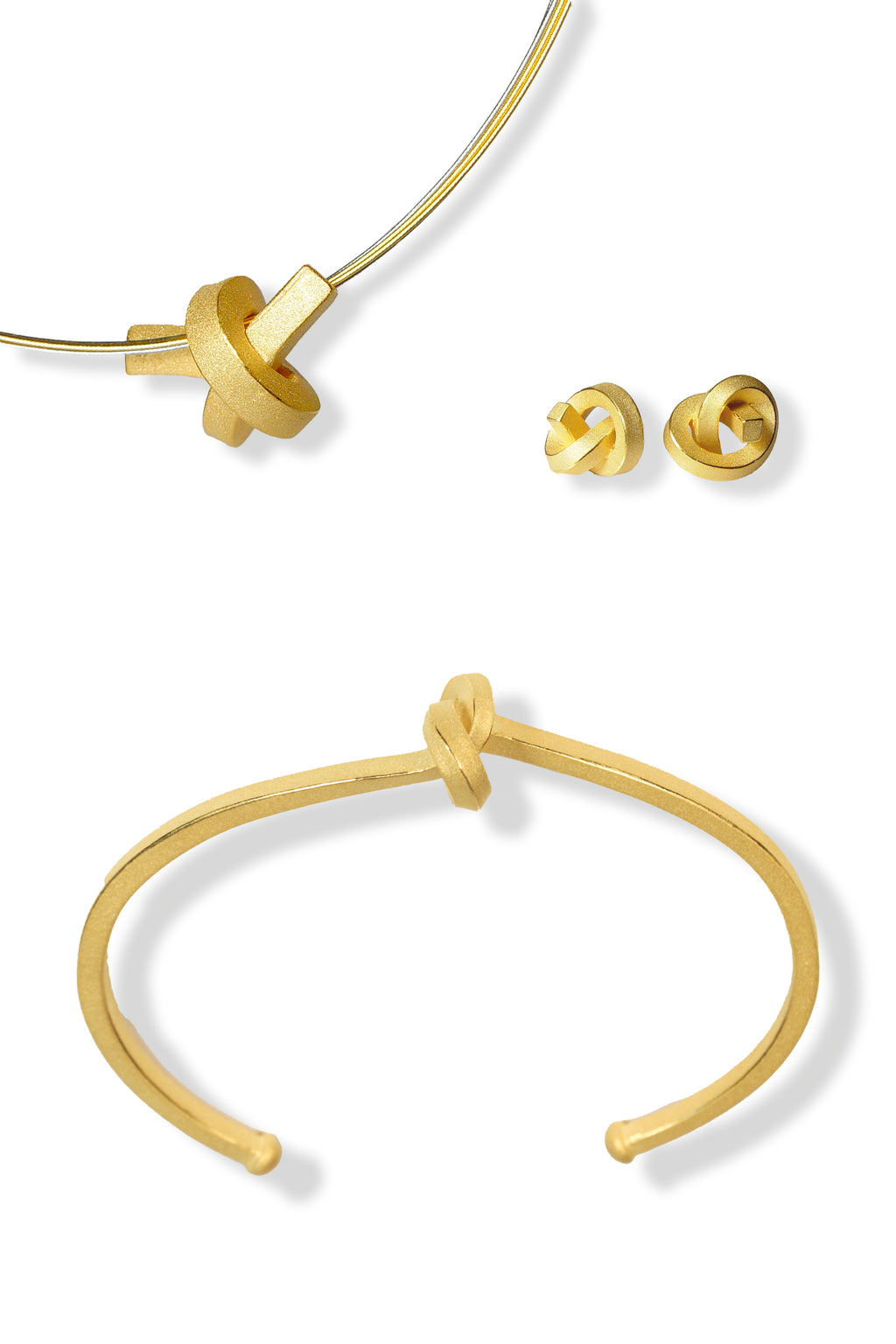 SET: Knoten (go) für Hals, Arm und Ohr