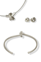 SET: Knoten (Silber) für Hals, Arm und Ohr