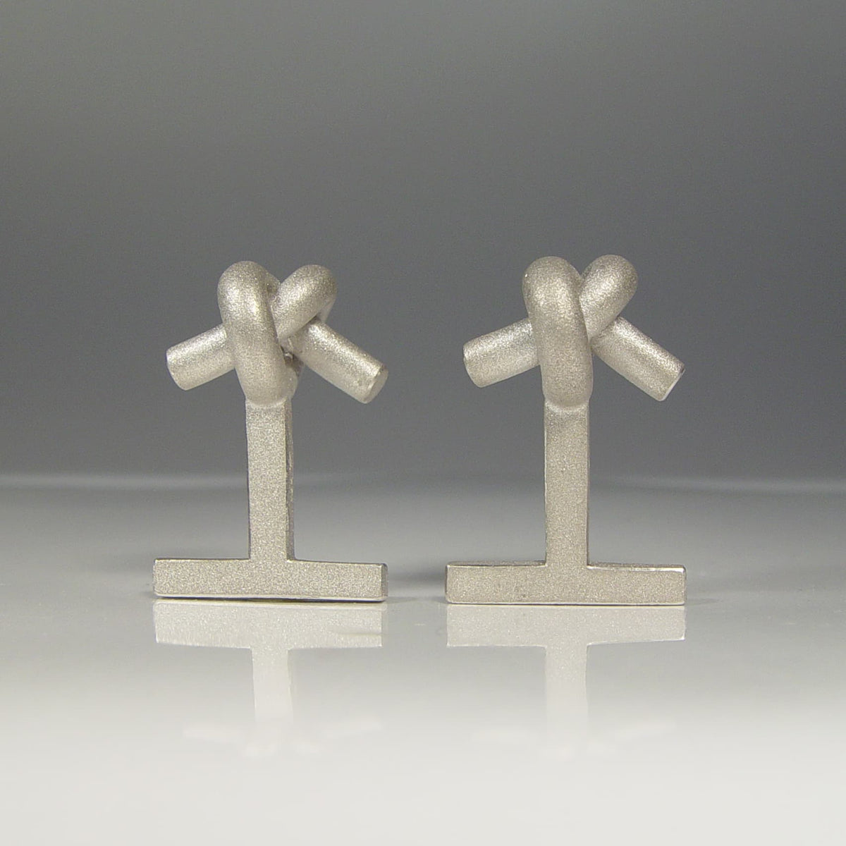 MAN 2 - Manschettenknöpfe Knoten rund