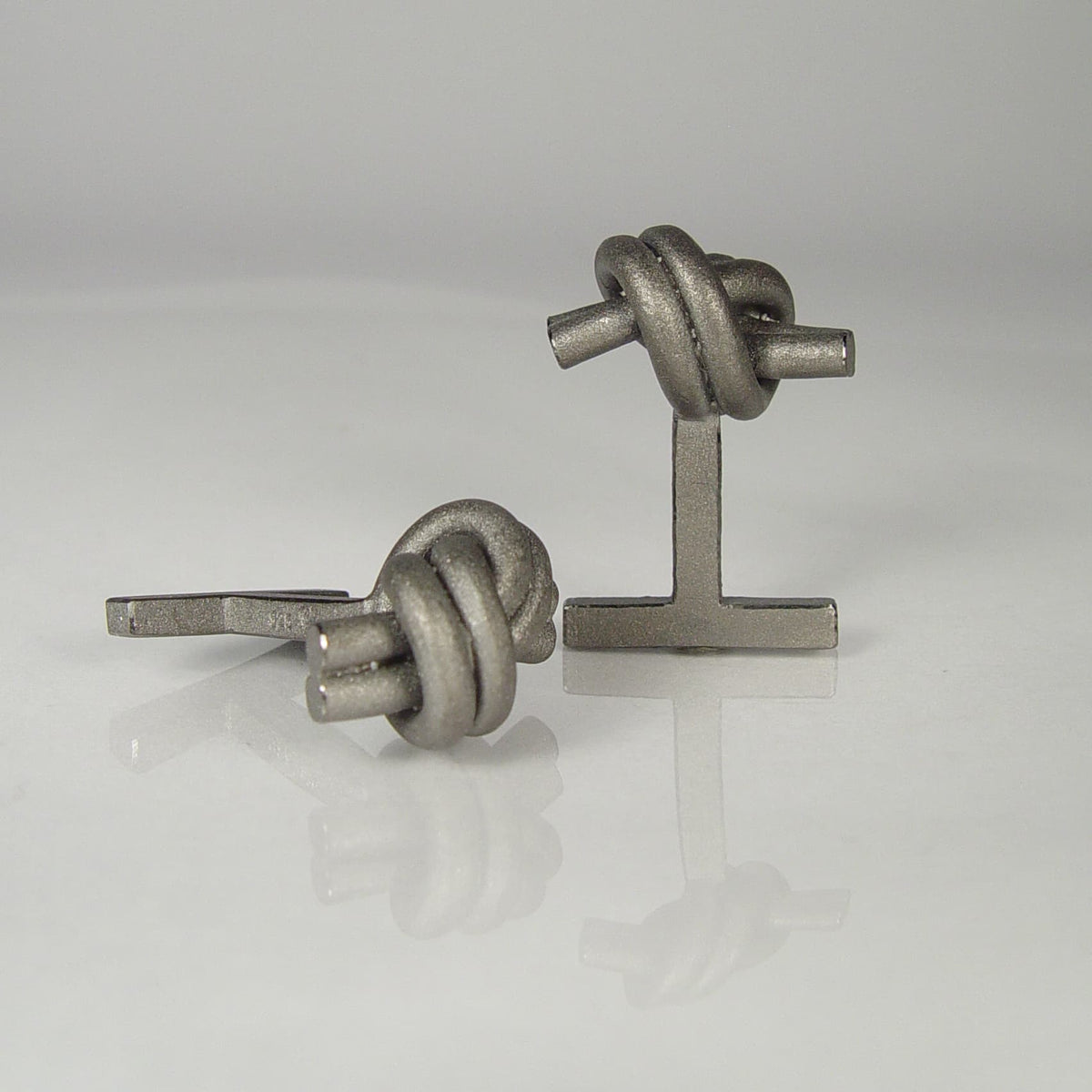 MAN 3 - Manschettenknöpfe Knoten doppelrund