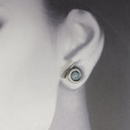 OST P11 - Ohrstecker Perl-Spirale