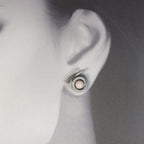 OST P11 - Ohrstecker Perl-Spirale